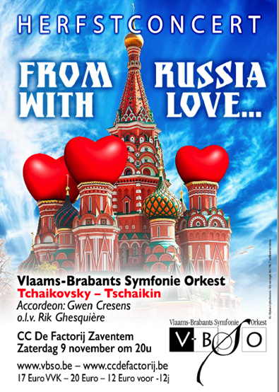 Affiche. Zaventem. Herfstconcert - from Russia with love... 2019-11-09